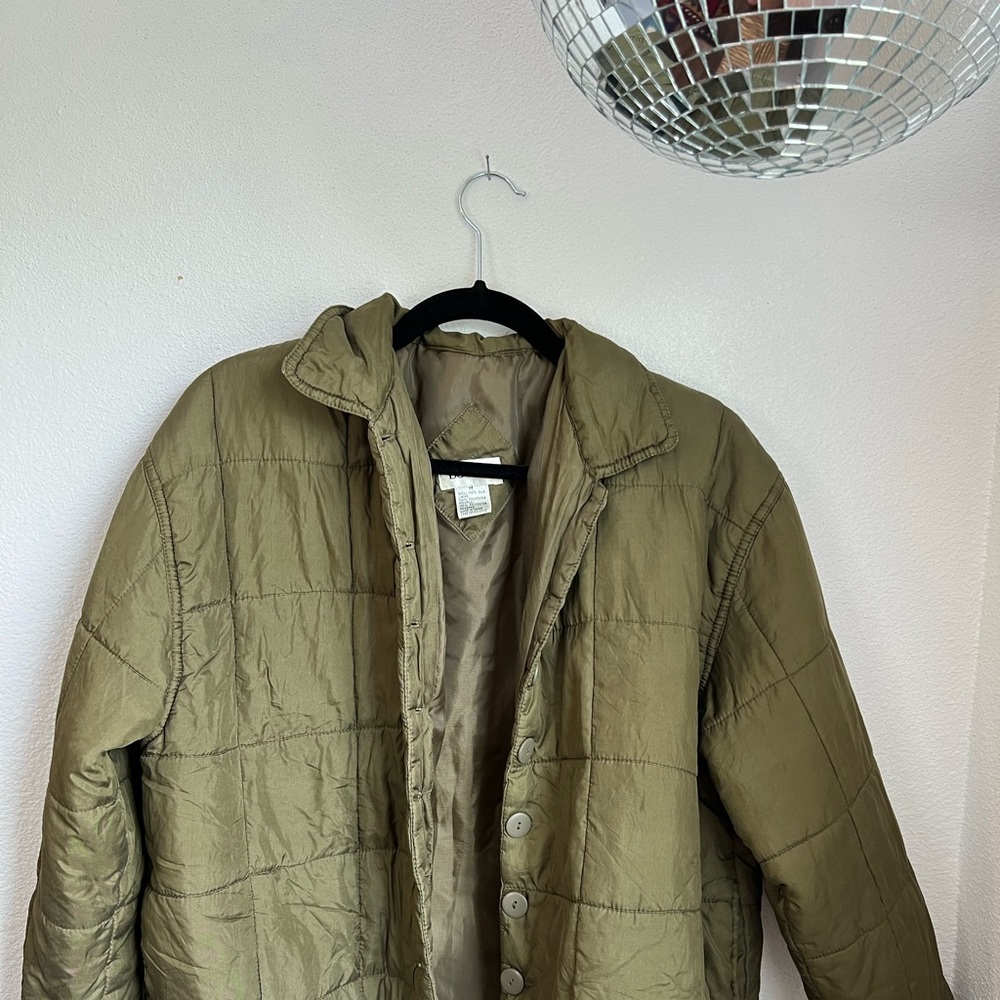VINTAGE QUILTED LINER JACKET - SILK INTERIOR